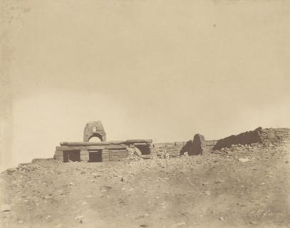 Temple d'Amada; John Beasly Greene, American, born France, 1832 - 1856, Amada, Egypt; 1853 - 1854; Salted paper print