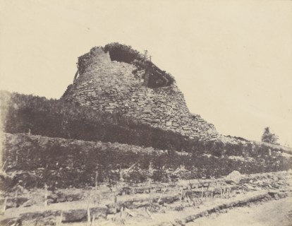 Sakkira nubienne; John Beasly Greene, American, born France, 1832 - 1856, Egypt; 1853 - 1854; Salted paper print from a waxed