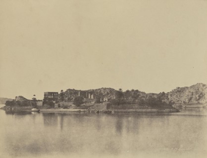 Ile de Philoe; John Beasly Greene, American, born France, 1832 - 1856, Phil?, Egypt; 1853 - 1854; Salted paper print
