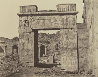 The Gate of Ptolemy II and the Temple of Isis, Philae; John Beasly Greene, American, born France, 1832 - 1856, 1853 - 1854