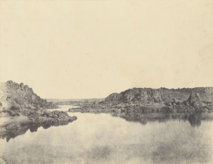 Première cataracte prise de Philae; John Beasly Greene, American, born France, 1832 - 1856, Phil?, Egypt; 1853 - 1854; Salted