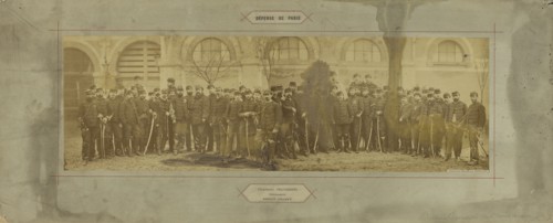 Eclaireurs Franchetti, Commandant Benoit Champy; André Adolphe-Eugène Disdéri, French, 1819 - 1889, Paris, France; 1870 - 1871