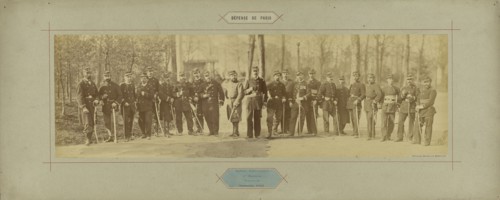 Garde Nationale, 4e Bataillon, Sein-et-Oise, Commandant Dore; André Adolphe-Eugène Disdéri, French, 1819 - 1889, Paris, France