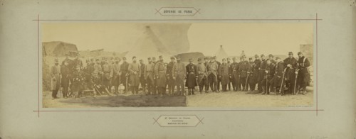 2e Regiment de Marche, Lieut'-Colonel Martin du Nord; André Adolphe-Eugène Disdéri, French, 1819 - 1889, Paris, France; 1870