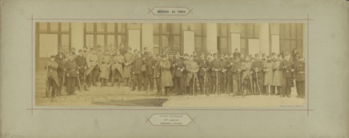 Garde Nationale, 188e Bataillon, Commandant: Crave; André Adolphe-Eugène Disdéri, French, 1819 - 1889, Paris, France; 1870