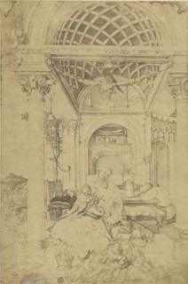 Heilige Familie; Charles Von Bouell, Swiss, active 19th century, Basel, Switzerland; 1861; Salted paper print; 33.7 x 22.3 cm