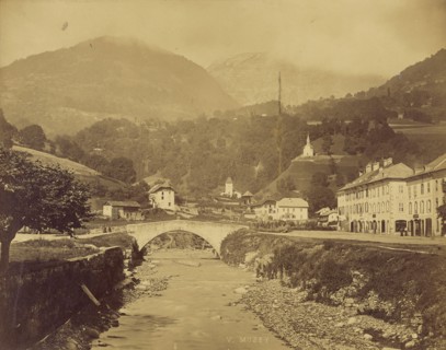 Pont de Sallanches; V. Muzet, French, active 1860s, Sallanches, France; 1860; Albumen silver print