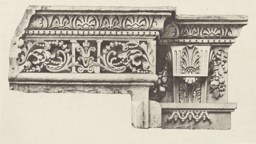 Tuileries - Aile Sud, Façade sur le Quai, Édouard Baldus, French, born Germany, 1813 - 1889, Paris, France; about 1868