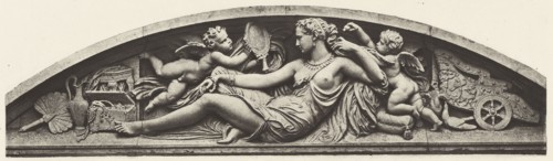 Tuileries - Aile Sud, Façade sur le Quai, Édouard Baldus, French, born Germany, 1813 - 1889, Paris, France; about 1868
