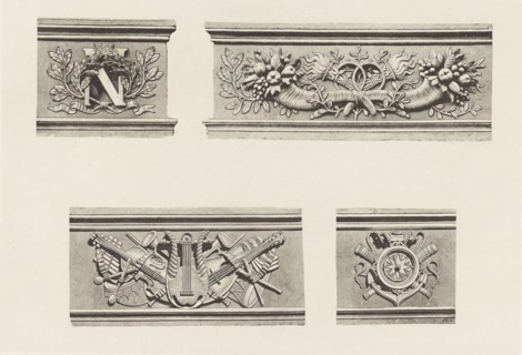 Tuileries, Façade sur la Cour, Édouard Baldus, French, born Germany, 1813 - 1889, Paris, France; about 1868; Heliogravure