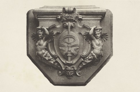 Tuileries - Aile Sud; Édouard Baldus, French, born Germany, 1813 - 1889, Paris, France; about 1868; Heliogravure