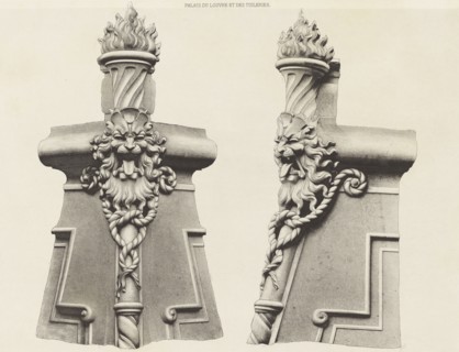 Pavillon Lesdiguières; Édouard Baldus, French, born Germany, 1813 - 1889, Paris, France; about 1868; Heliogravure; Sheet: 31.5