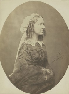 Madame E. M. Labiche; Nadar, Gaspard Félix Tournachon, French, 1820 - 1910, 1855 - 1859; Salted paper print; 22.4 x 17.1 cm