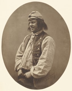 Jean-François Berthelier, Comedian; Nadar, Gaspard Félix Tournachon, French, 1820 - 1910, Paris, France; 1856 - 1859; Salted