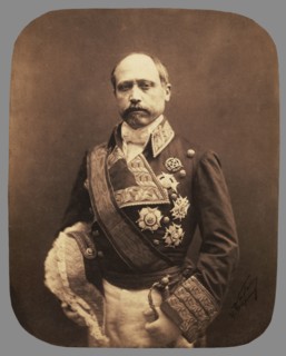 Maréchal Francisco Serrano; Nadar, Gaspard Félix Tournachon, French, 1820 - 1910, negative April 1857; print about 1861; Salted