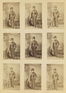 Ernestine Nadar in Ballooning Costume; Nadar, Gaspard Félix Tournachon, French, 1820 - 1910, about 1863; Albumen silver print