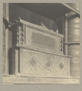 Westminster Abbey, Tomb of Henry III from South Ambulatory; Frederick H. Evans, British, 1853 - 1943, 1911; Platinum print