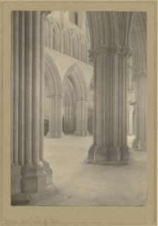 Wells Cathedral, Across the West End of Nave; Frederick H. Evans, British, 1853 - 1943, 1890 - 1903; Platinum print; 14.9 x 10.