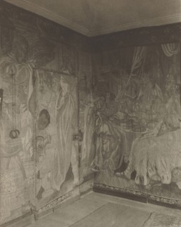 Kelmscott Manor: In the Tapestry Room; Frederick H. Evans, British, 1853 - 1943, 1896; Platinum print; 18.3 x 14.8 cm, 7 3,16
