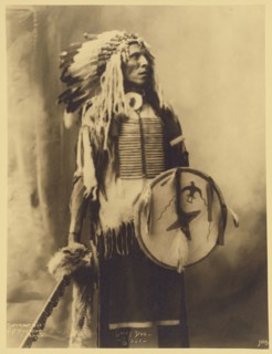 Swift Dog, Sioux; Adolph F. Muhr, American, died 1913, Frank A. Rinehart, American, 1861 - 1928, 1898; Toned gelatin silver