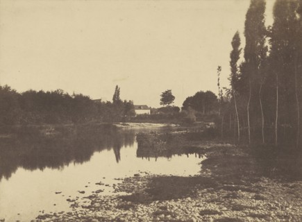 Countryside near Pau; Vicomte Joseph de Vigier, French, 1821 - 1862, Pau, France; 1853; Salted paper print; 24.3 × 33 cm