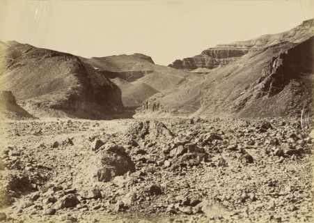 Valley of the Kings; Antonio Beato, English, born Italy, about 1835 - 1906, 1880 - 1889; Albumen silver print