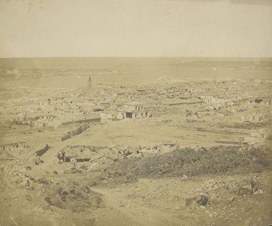 View of Sebastopol after the Fall, Taken from Malakoff; Robertson & Beato, British, 1854 - 1867, 1855 - 1856; Salted paper