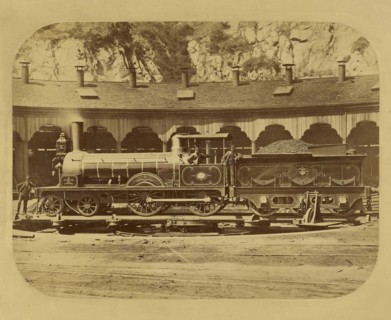 The Locomotive San Ramon; Bischoff & Spencer, active 1870s, 1870; Albumen silver print