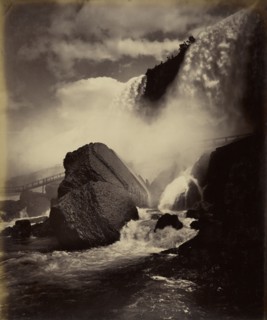 Niagara Falls; George Barker, American, 1844 - 1894, New York, United States; around 1888; Albumen silver print