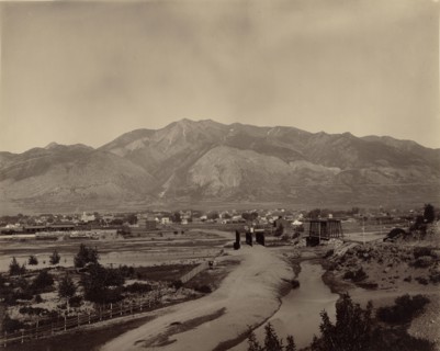 Ogden, Utah; William Henry Jackson, American, 1843 - 1942, about 1880; Albumen silver print