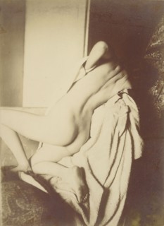 After the Bath, Woman Drying Her Back; Edgar Degas, French, 1834 - 1917, 1896; Gelatin silver print; 16.5 × 12 cm