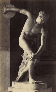 The Discobolus - Vatican Museum; Robert Macpherson, Scottish, 1811 - 1872, 1850s; Albumen silver print