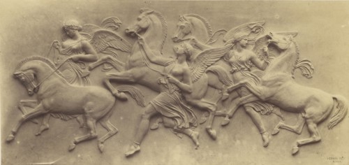 Gibson bas relief - The Hours; Robert Macpherson, Scottish, 1811 - 1872, 1850s; Albumen silver print