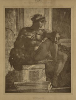 Rome - Palais du Vatican, Chapelle Sixtine, Michel-Ange; Adolphe Braun, French, 1811 - 1877, France; about 1869; Carbon print