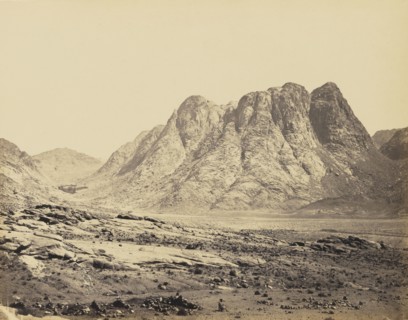Mount Horeb, Sinai; Francis Frith, English, 1822 - 1898, 1858; Albumen silver print