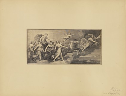 Aurora by Guido Reni; James Anderson, British, 1813 - 1877, Rome, Italy; about 1845 - 1855; Albumen silver print