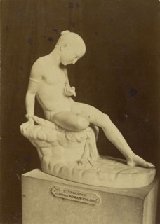 L'Innocence by J.B.P. Roman, at the Louvre; Tommaso Cuccioni, Italian, 1790 - 1864, Paris, France; about 1852 - 1864; Albumen