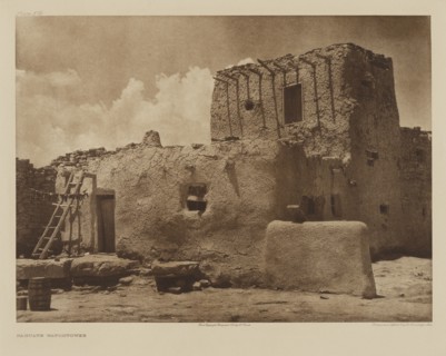 Paguate Watchtower; Edward S. Curtis, American, 1868 - 1952, 1925; Gravure; 29.1 x 39.6 cm 11 1,2 x 15 9,16 in