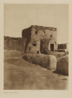 Laguna Watchtower; Edward S. Curtis, American, 1868 - 1952, 1925; Gravure; 39.1 x 29.5 cm 15 7,16 x 11 5,8 in