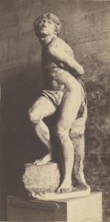 Prisonnier par Michel-Ange Buonarroti , The Prisoner by Michelangelo; Édouard Baldus, French, born Germany, 1813 - 1889, 1854