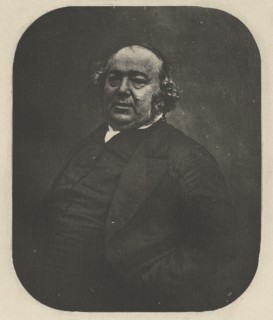Portrait of Jules Janin after Nadar; Charles Nègre, French, 1820 - 1880, negative about 1857; print April 1982; Heliogravure