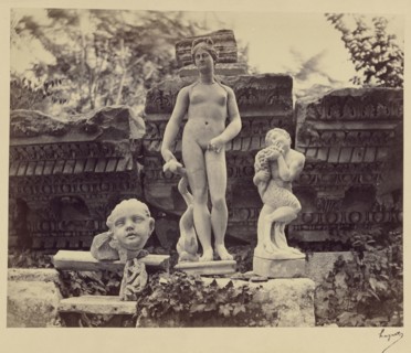 Roman Sculpture - Nîmes; Louis Huguet, French, active Nîmes, France 1870s, Nimes, France; 1870s; Albumen silver print