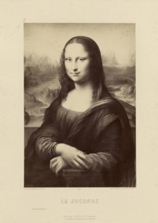 La Joconde; Goupil & Cie., French, active 1839 - 1860s, about 1870; Albumen silver print