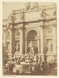 Fontana di Trevi; Stefano Lecchi, Italian, 1805 - about 1859,1863, Rome, Italy; 1851; Salted paper print; 22.2 x 16.5 cm