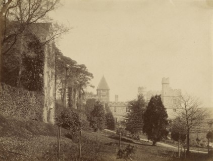 Lismore Castle; Francis Edmond Currey, British, 1814 - 1896, County Waterford, Ireland; about 1850s - 1860s; Albumen silver