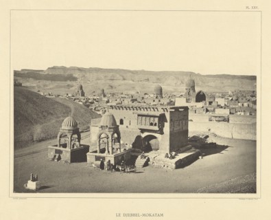 Le Djebbel-Mokatam; Henri Béchard, French, active Cairo, Egypt 1869 - 1880s, Paris, France; 1865 - 1885; Collotype; 27.9 x 38.1