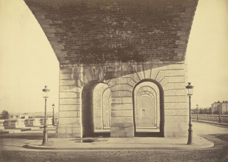 Pont du Point du Jour; Auguste Hippolyte Collard, French, 1812 - 1885,1897, 1863,1866; Albumen silver print