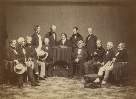 The Friday Night Club; James Wallace Black, American, 1825 - 1896, 1870s; Albumen silver print