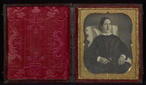 Portrait of a Seated Woman; American; about 1850; Daguerreotype