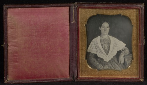 Portrait of a Seated Woman; American; about 1851; Daguerreotype